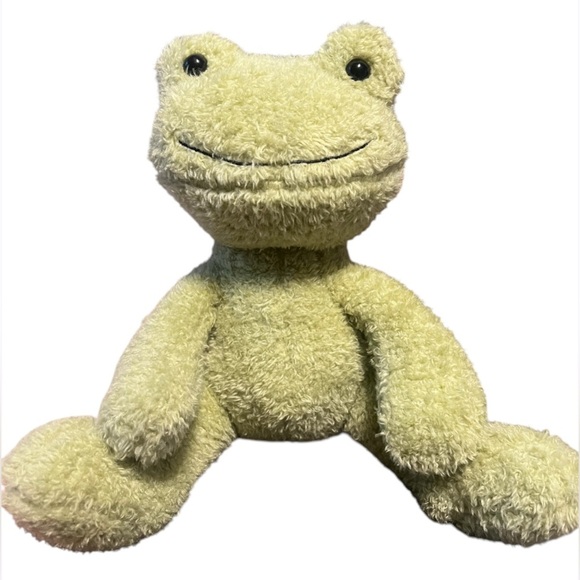 Apricot Lamb Velvet Frog Stuffed Animal Plush - Picture 4 of 9